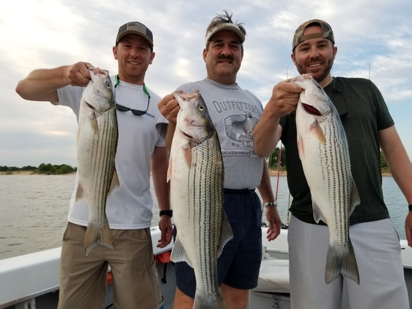 Striper Guide Stephen Andre's Lake Texoma Fishing Spots