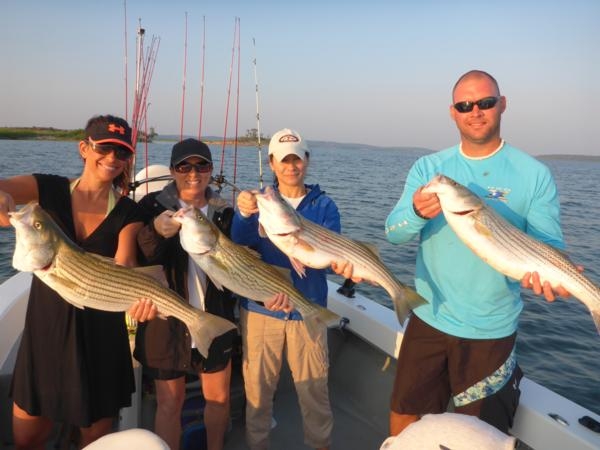 Lake Texoma Striper Fishing Guide