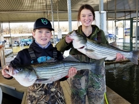 Spring Striper Fishing, Texoma Fishing Guide Stephen Andre Lake Texoma Spring Striper Fishing with Guide Stephen Andre